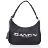 Accessori DAN(C)IN | Mini Bag Dancin Nera Con Stamp Acolore Con Logo Nero