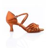 Scarpe DAN(C)IN Sandali | Scarpe Da Ballo Dancin In Raso Flesh 6 Fasce Con Listini Tacco 5,5 Cm