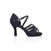 Scarpe DAN(C)IN Plateau | Scarpe Da Ballo Plateau In Glitter Nero, Tacco 10 Cm