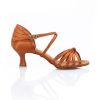 Scarpe DAN(C)IN Sandali | Scarpe Da Ballo Dancin Con Nodino, Colore Flesh Tacco 5,5 Cm