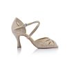 Scarpe DAN(C)IN Sandali | Scarpe Da Ballo In Glitter Oro Tacco 7,5 Cm