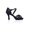 Scarpe DAN(C)IN Plateau | Scarpe Da Ballo In Glitter Nero Con Plateau , 5 Fasce Tacco 8,5 Cm