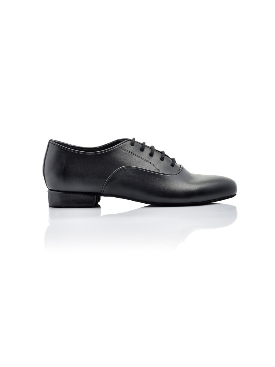 Scarpe DAN(C)IN Stringati | Scarpe Da Ballo Dancin Uomo Modello Oxford Nero Tacco 2,5 Cm