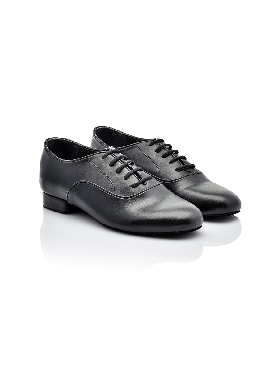 Scarpe DAN(C)IN Stringati | Scarpe Da Ballo Dancin Uomo Modello Oxford Nero Tacco 2,5 Cm