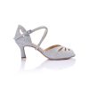 Scarpe DAN(C)IN Sandali | Scarpe Da Ballo Dancin In Glitter Argento Tacco 6 Cm