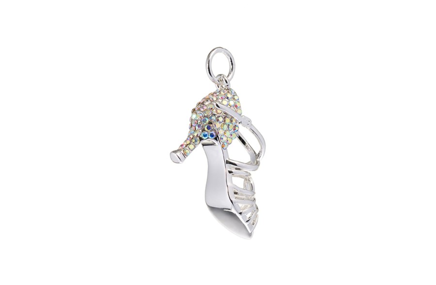 Gioielli DAN(C)IN | Pendente Placcato In Platino E Crystal Strass