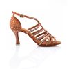 Scarpe DAN(C)IN Sandali | Scarpe Da Ballo Dancin In Raso Flash Con Listini Incrociati 7 Fasce Tacco 7,5 Cm