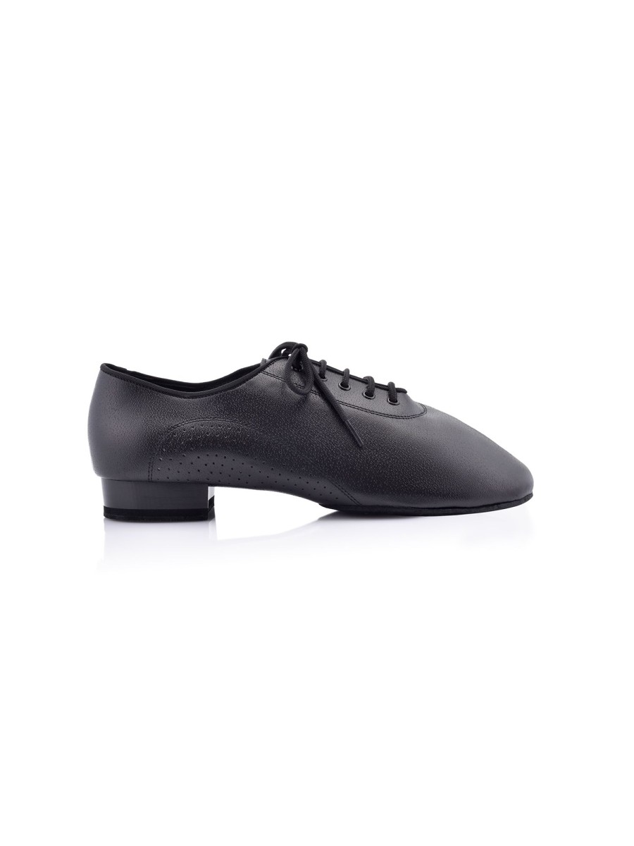 Scarpe DAN(C)IN Stringati | Scarpe Da Ballo Unisex Dancin Doppia Suola In Ecopelle Nero Tacco 2 Cm